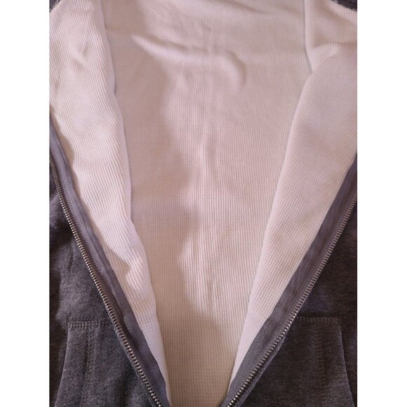 Hall of Fame Grey Fleece Jacket XL – Thermal Lined Zip Hoodie, Streetwear NWOT - Picture 3 of 10